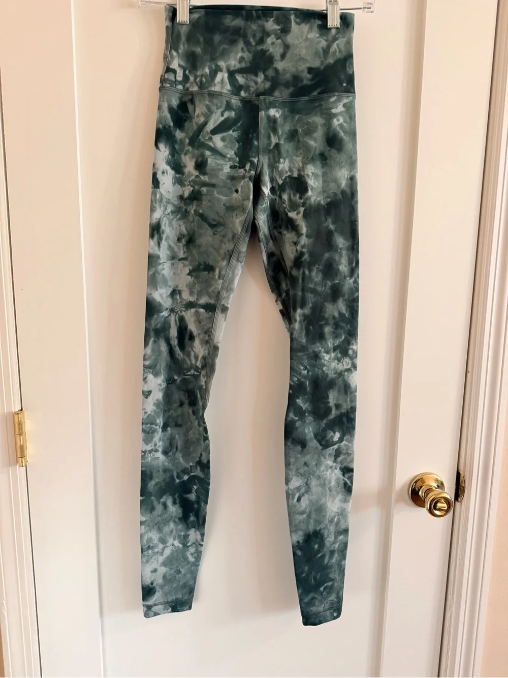 lululemon athletica Green Tie-Dye High-Rise Leggings